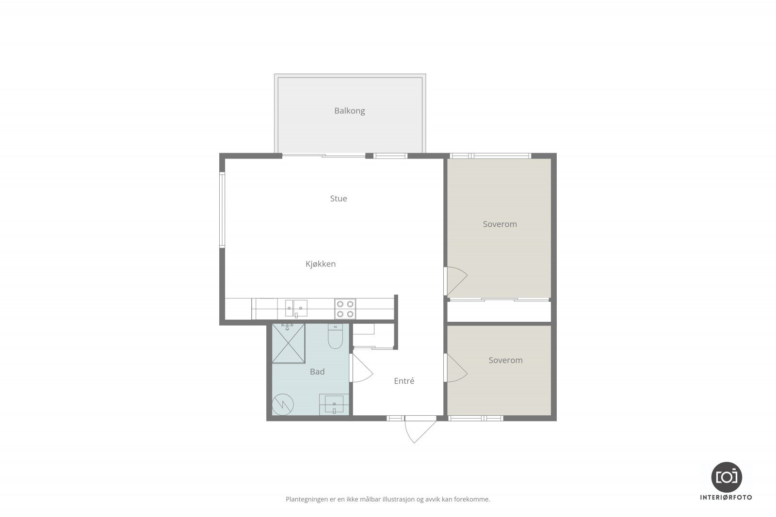 Plantegning Galleribilde