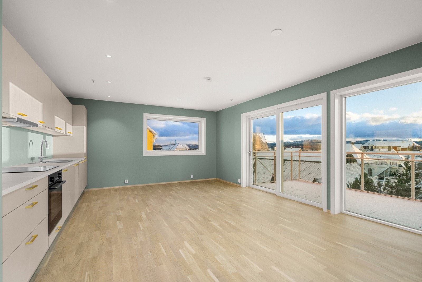 Stue/kjøkken Galleribilde