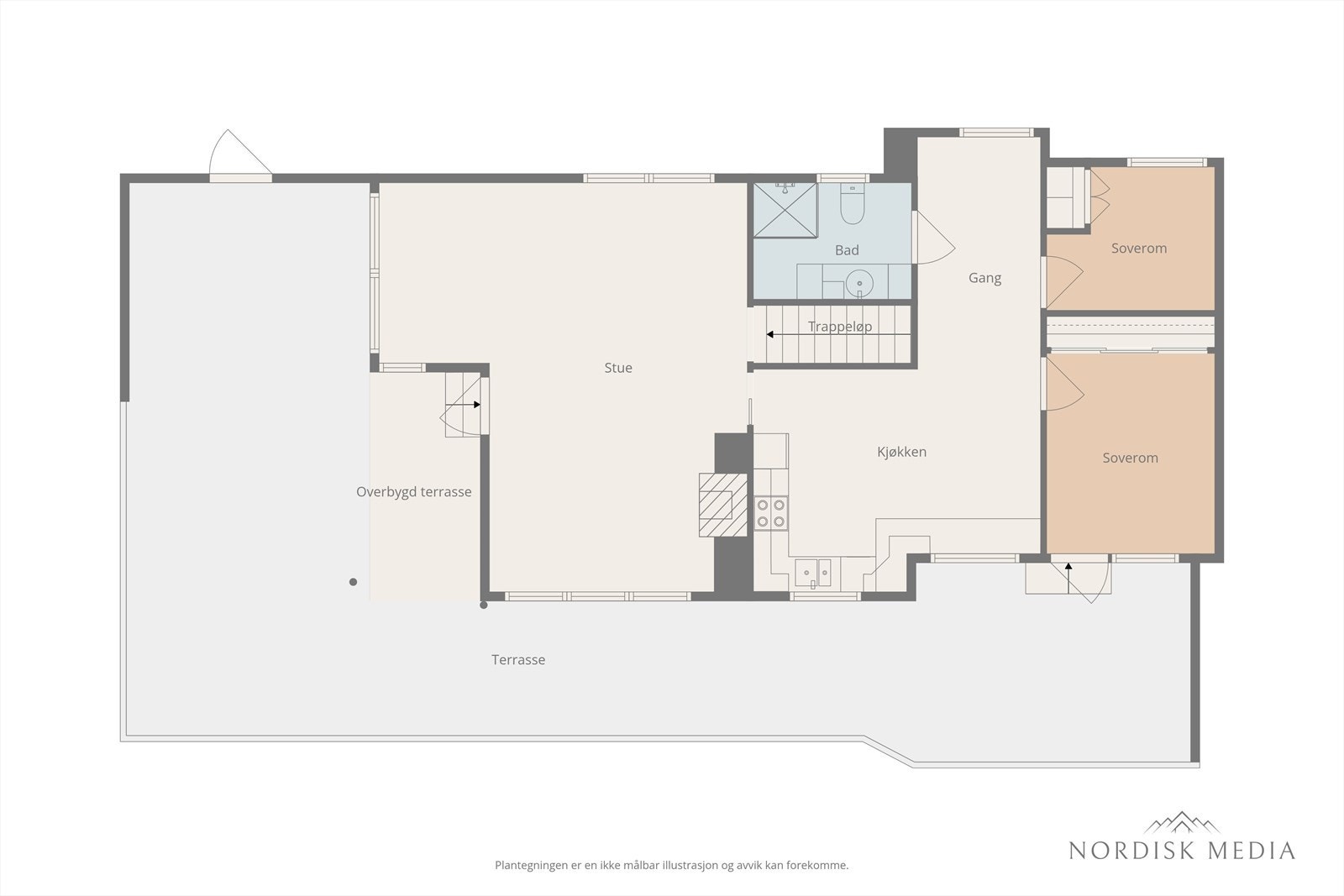 Plantegning 2. etasje. Galleribilde