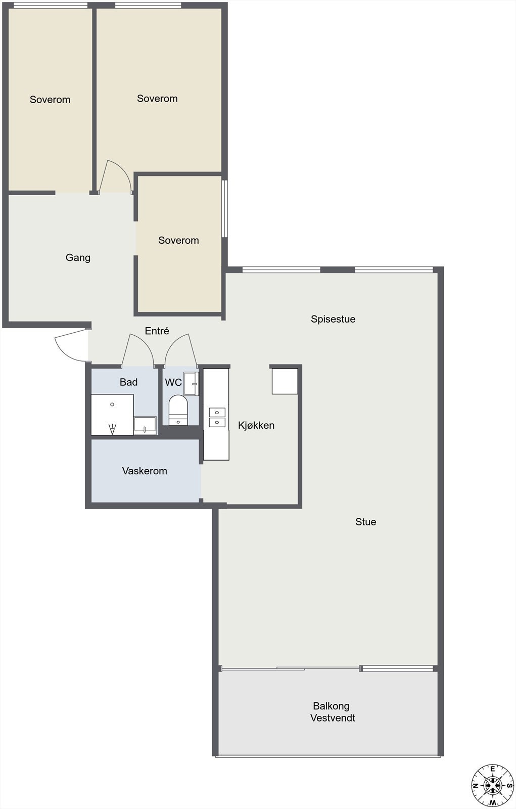 Plantegning Galleribilde