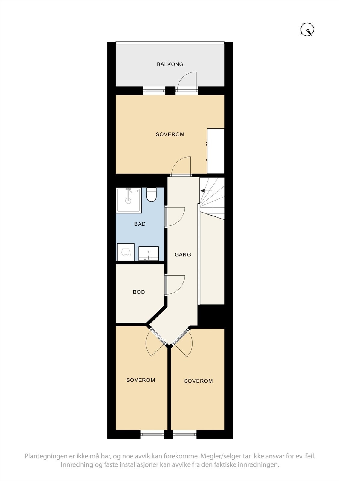 Plantegning 2.etasje Galleribilde