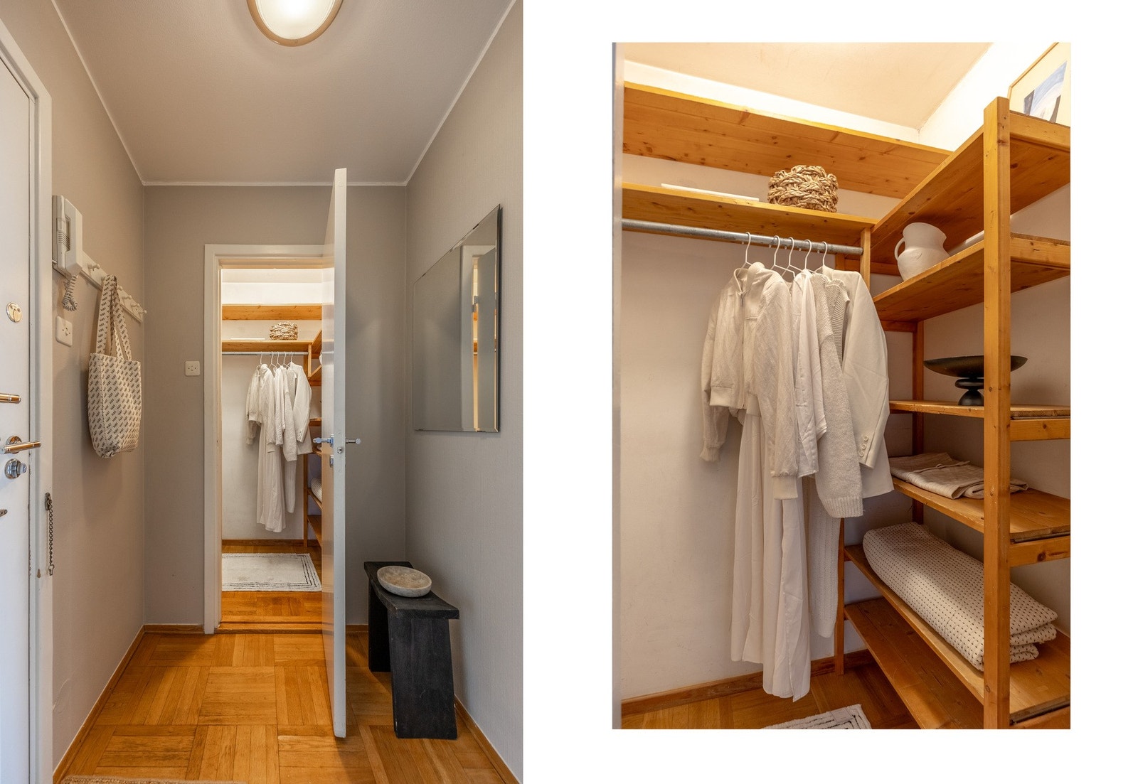 Stor innvendig bod med gode oppbevaringsmuligheter. Galleribilde