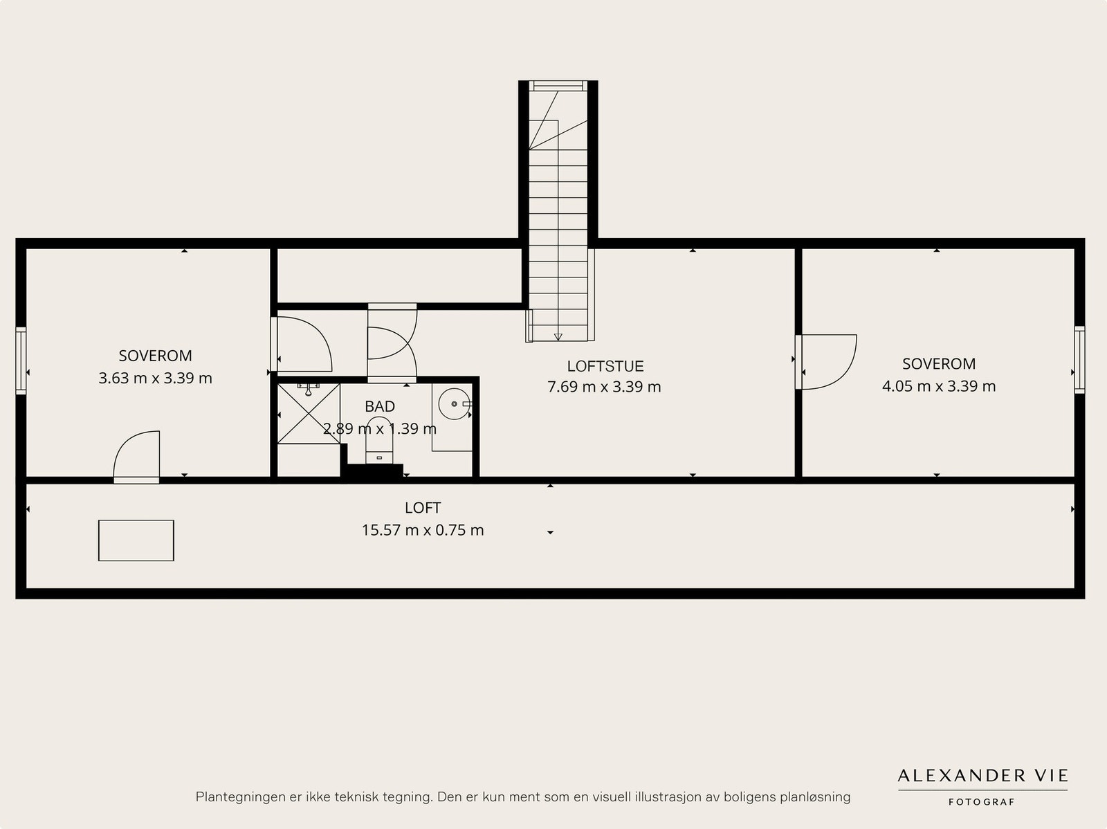 Plantegning 1.etasje Galleribilde
