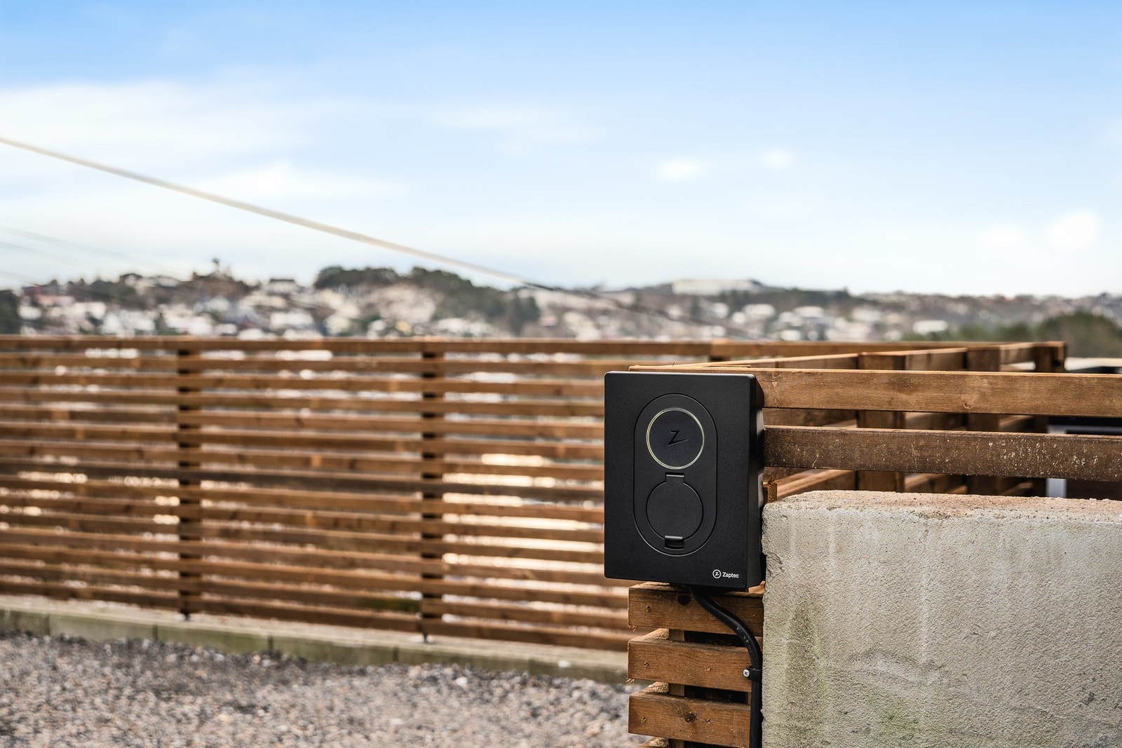 Elbil-lader. Galleribilde