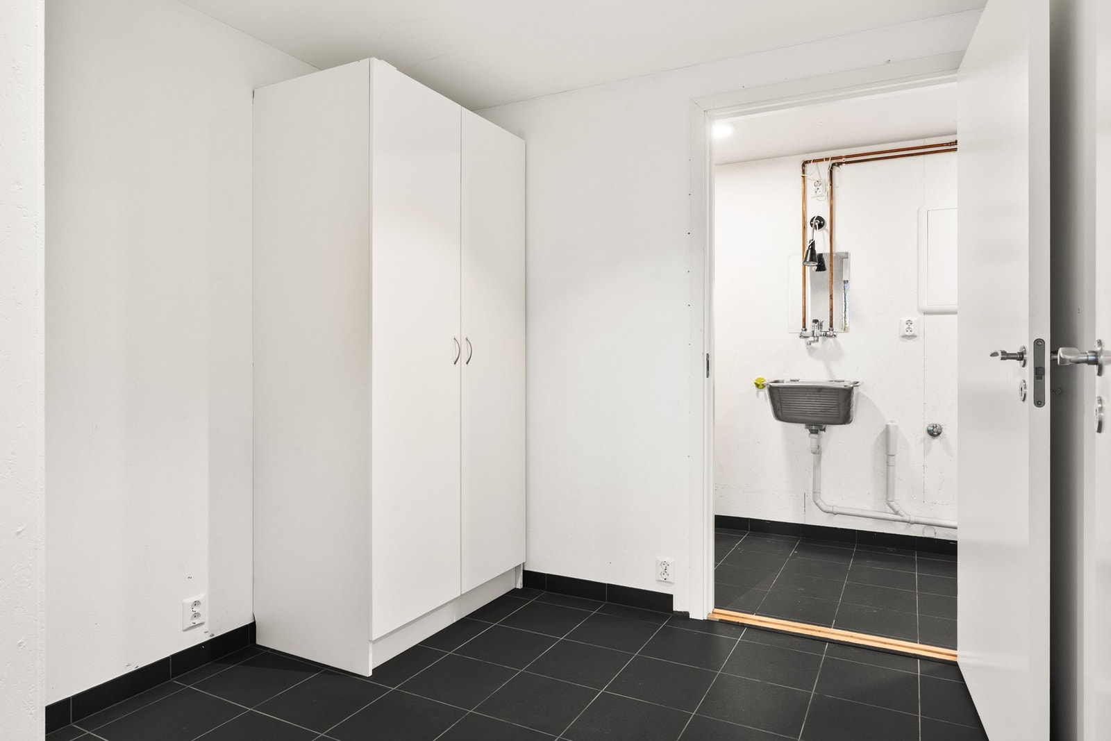 Det som idag brukes om vaskerom er egentlig godkjent som teknisk rom. Galleribilde