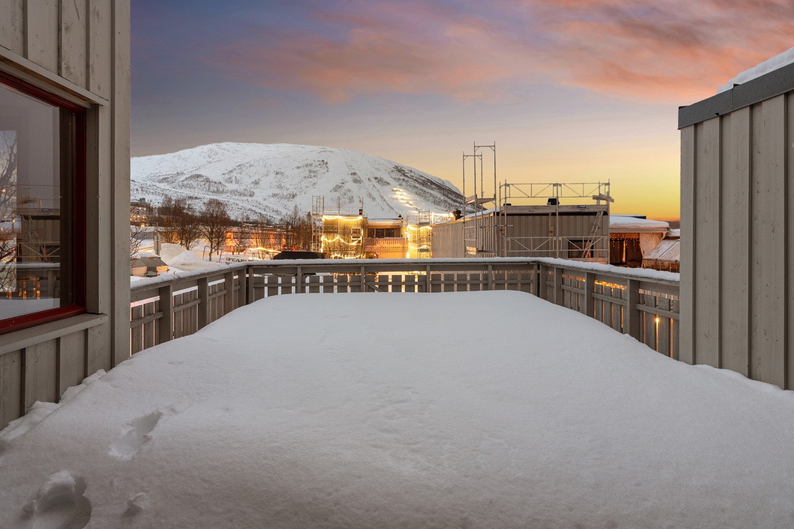 Fin utsikt mot alpinbakken.