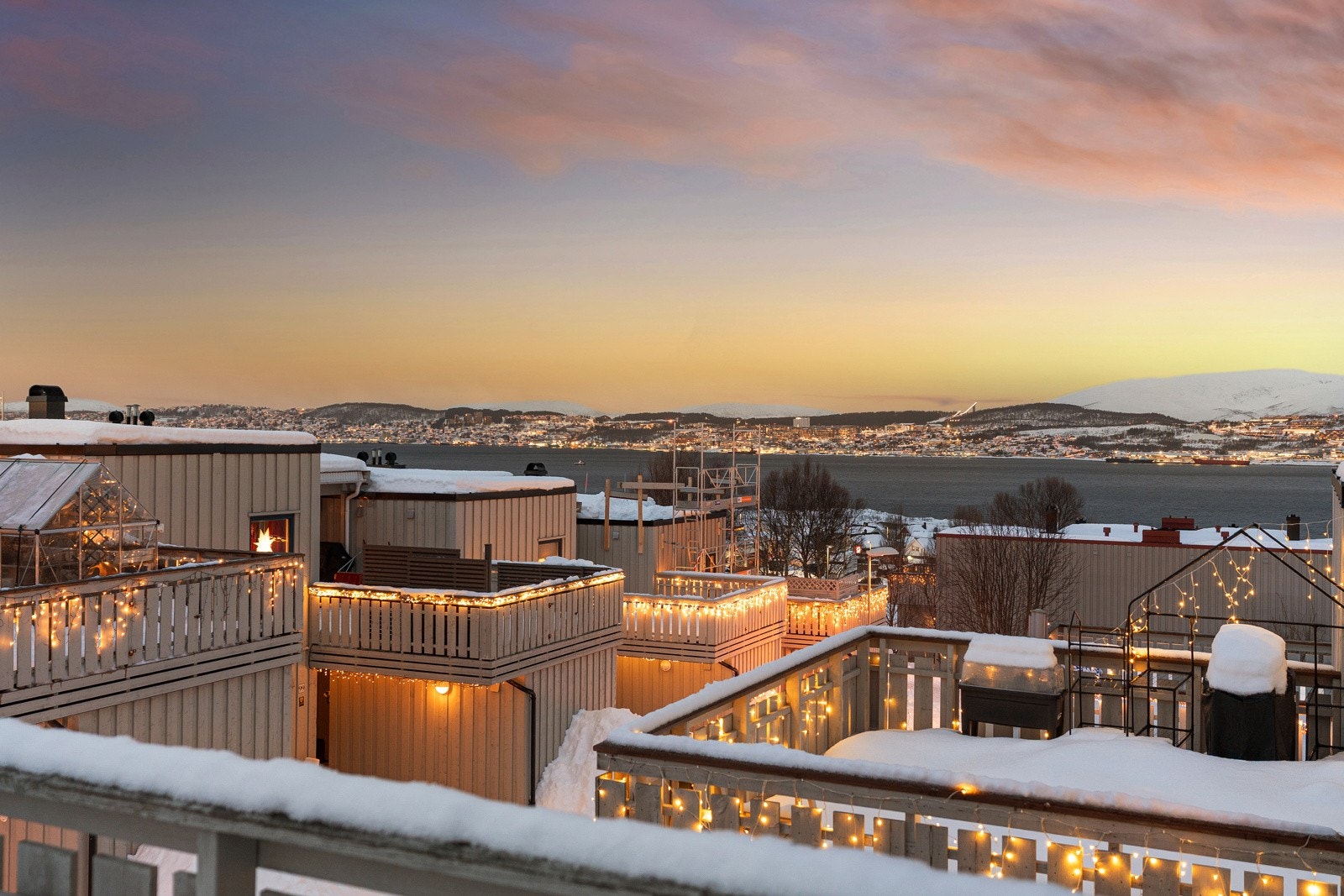 Fantastisk utsikt fra boligen.