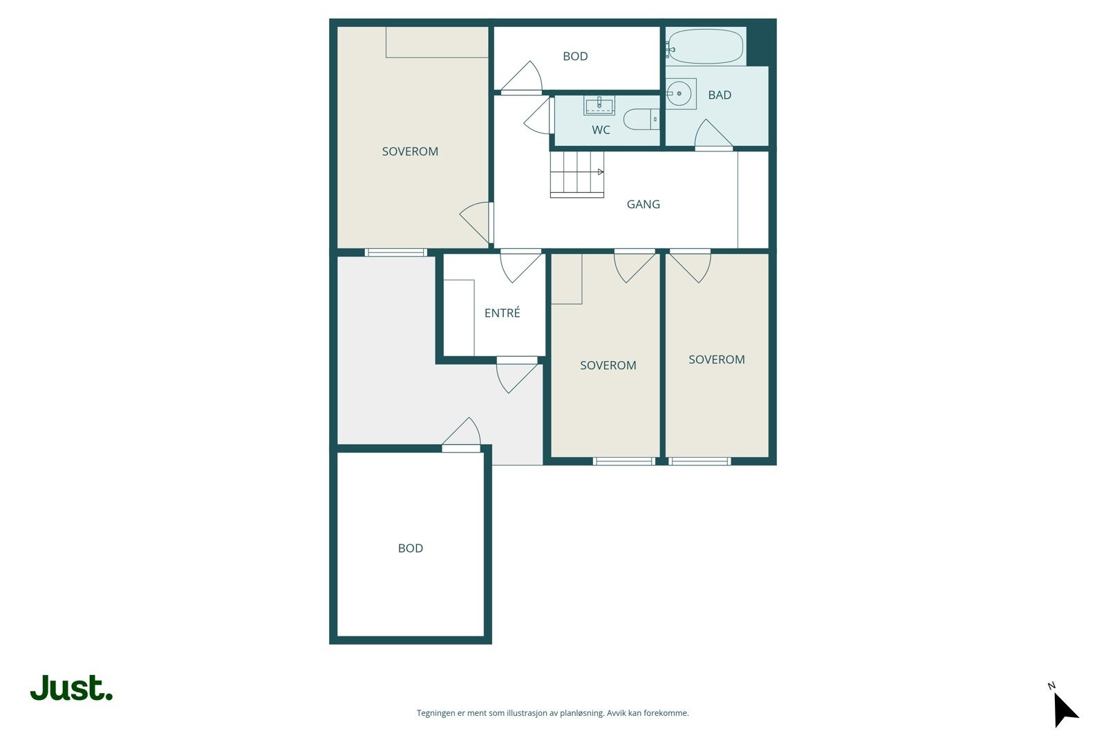 Planskisse 1.etasje.