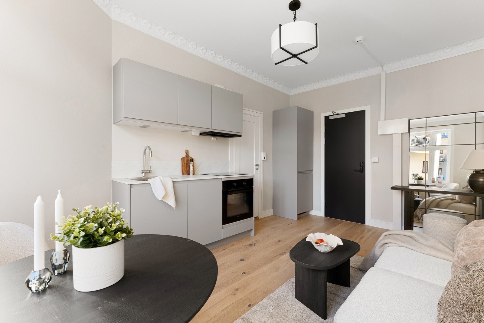 Her kan du møblere etter behov, og gjøre leiligheten til din egen Galleribilde