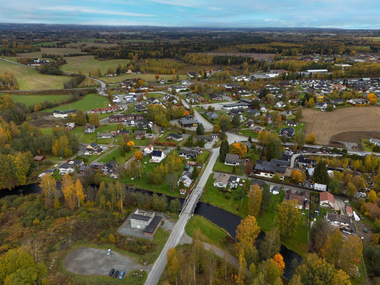 Dronefoto Galleribilde