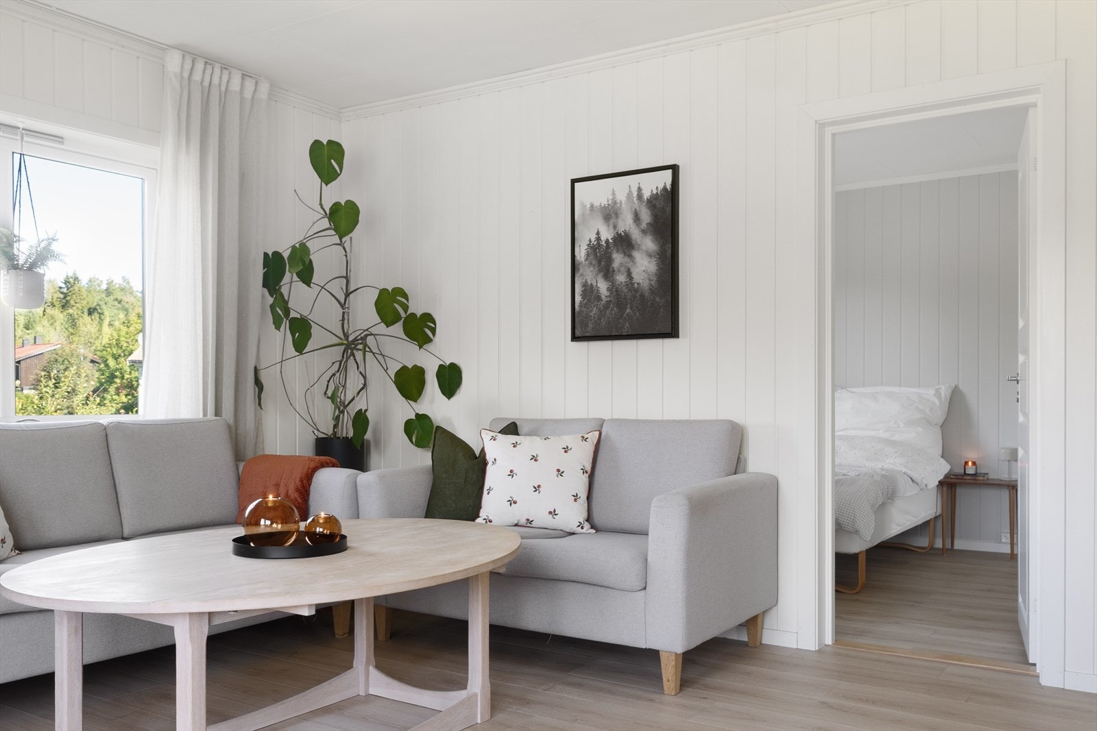 Leiligheten har to gode soverom. Galleribilde