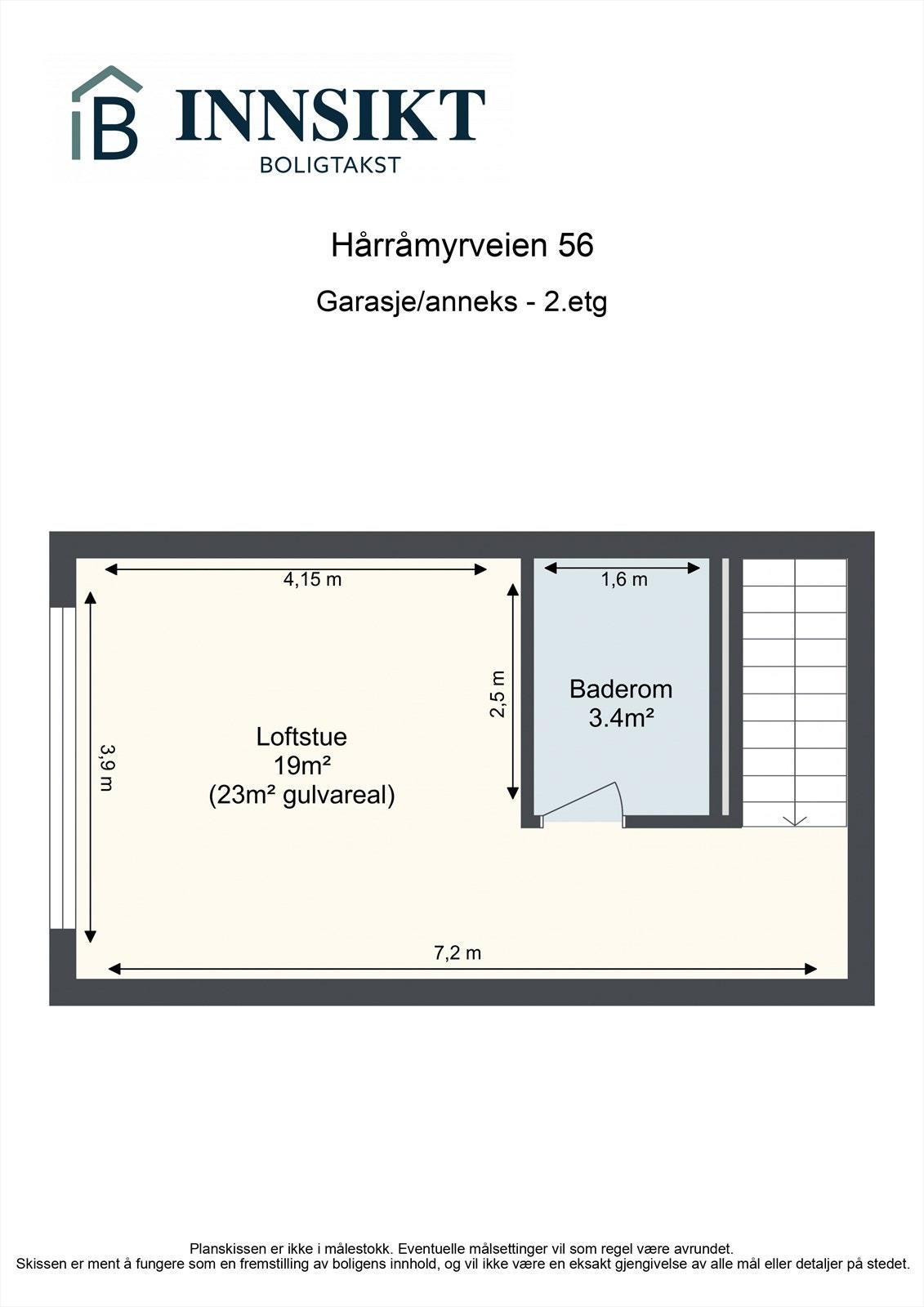 Plantegning anneks Galleribilde
