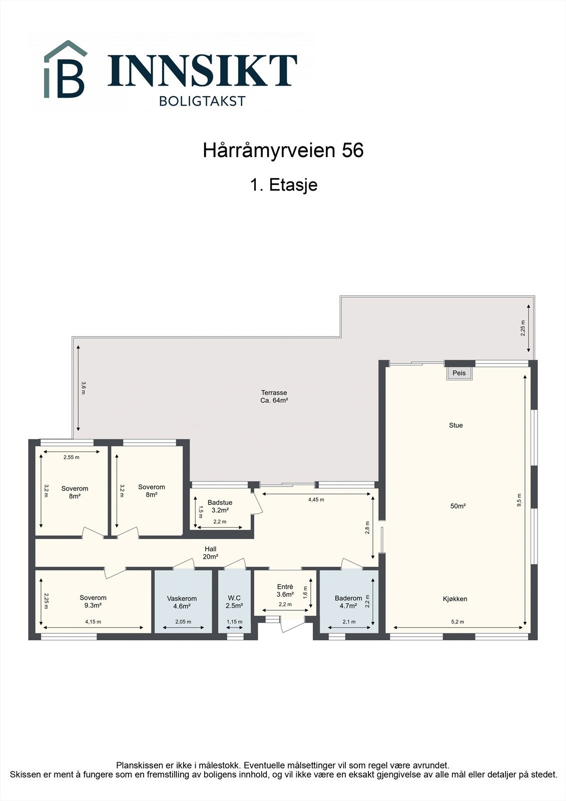 Plantegning hovedhytte Galleribilde