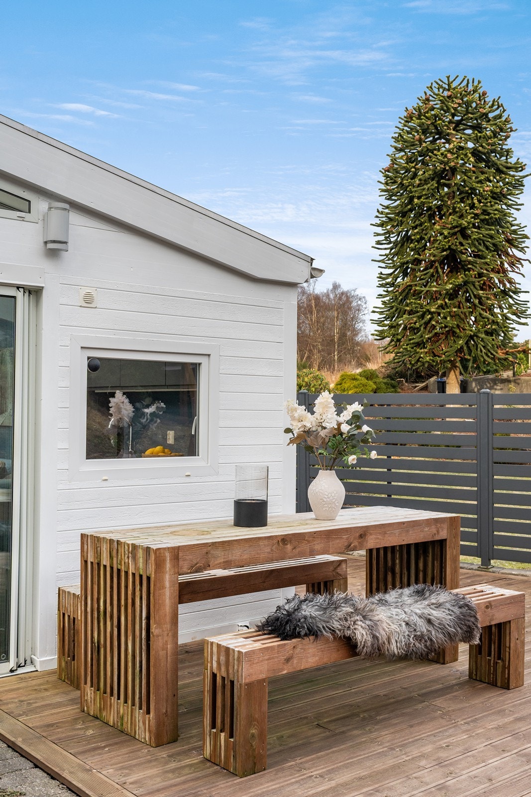 Her kan man nyte fine stunder ute. Galleribilde