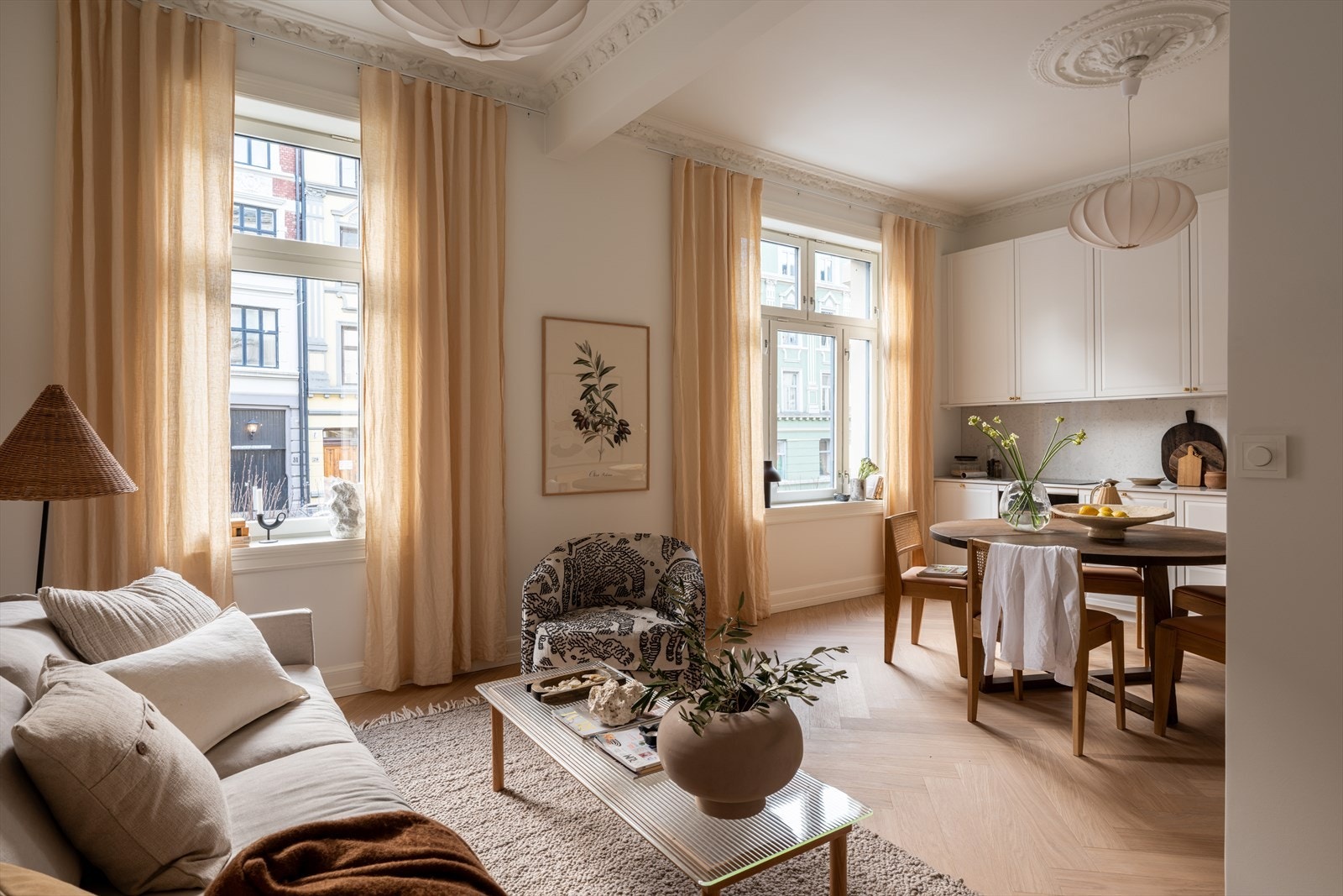 Leiligheten er en perfekt blanding av det klassiske mot det moderne. Galleribilde