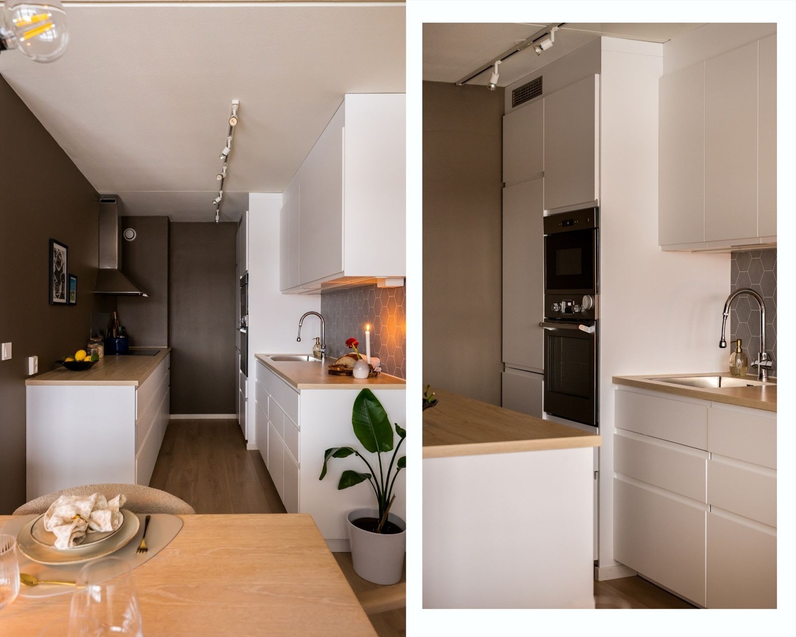 Komfyrvakt, samt aquastop/lekkasjevarsler med sensor og magnetventil er installert på kjøkkenet. Galleribilde