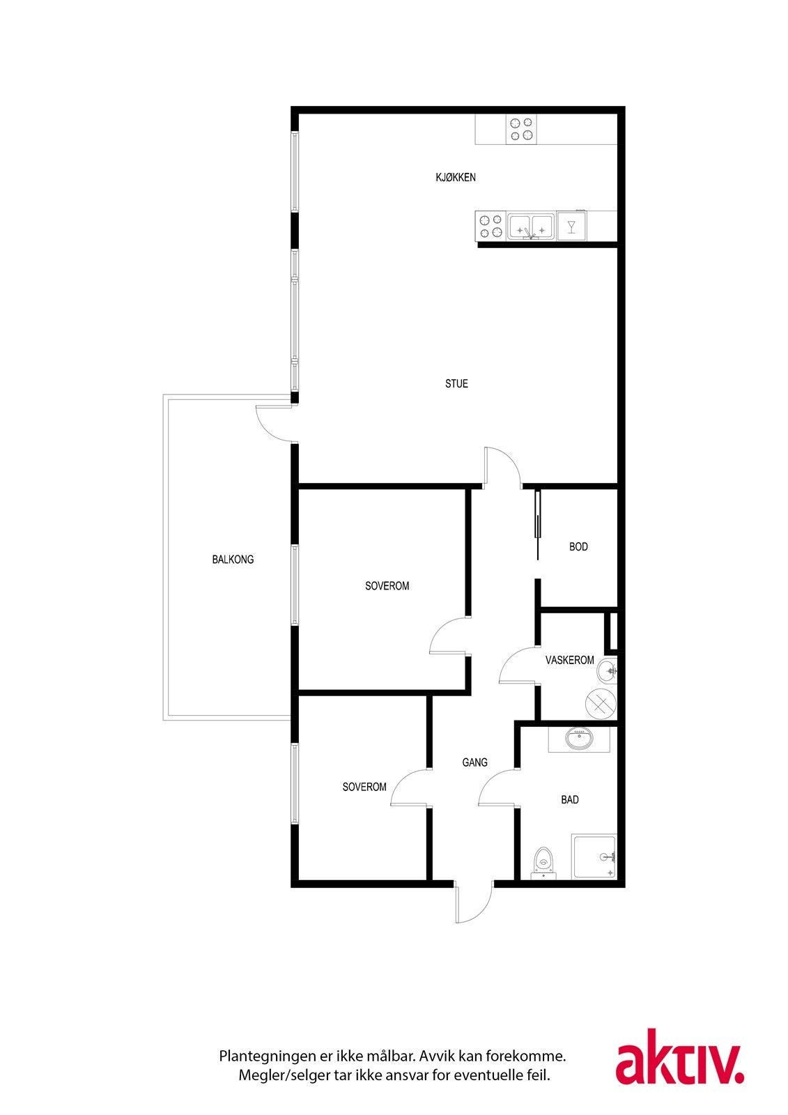 Plantegning Galleribilde