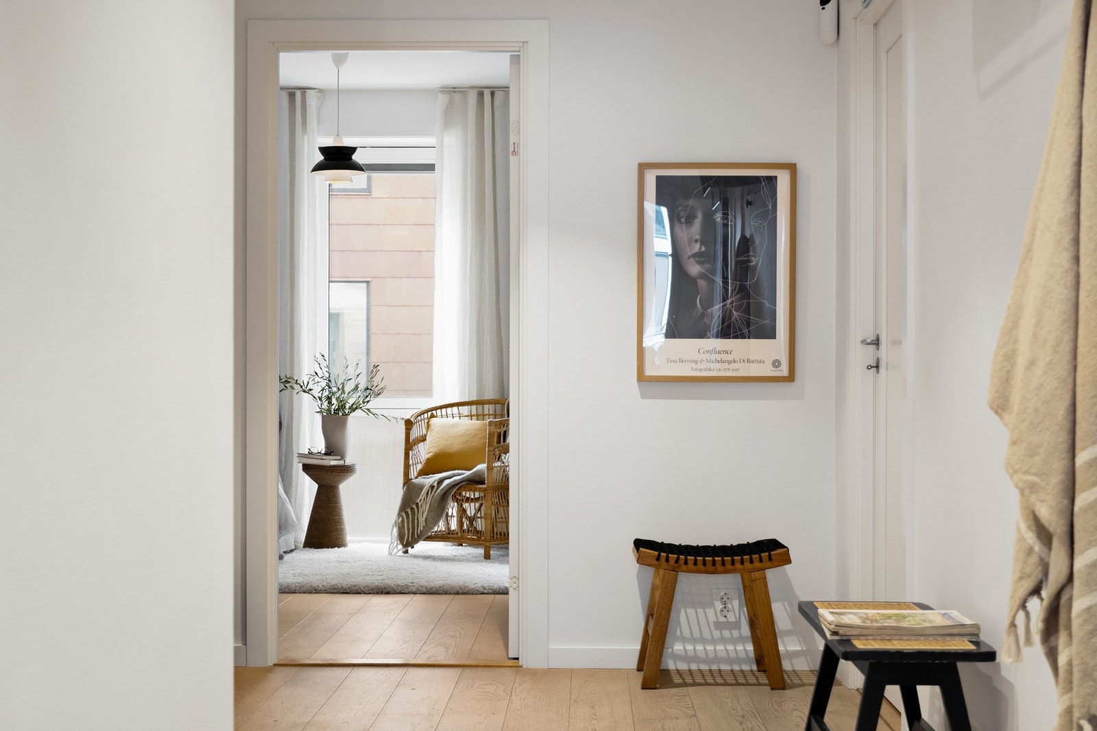 Det er balansert ventilasjon i bygget. Galleribilde