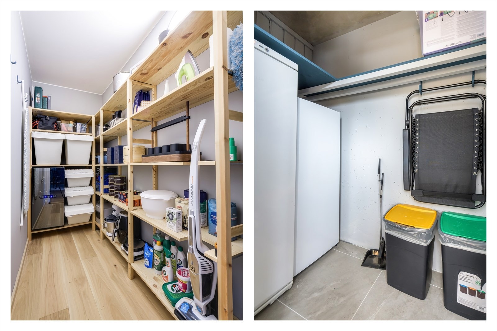 Svært praktisk innvendig bod i boligen, samt utendørs bod i enden av balkongen Galleribilde