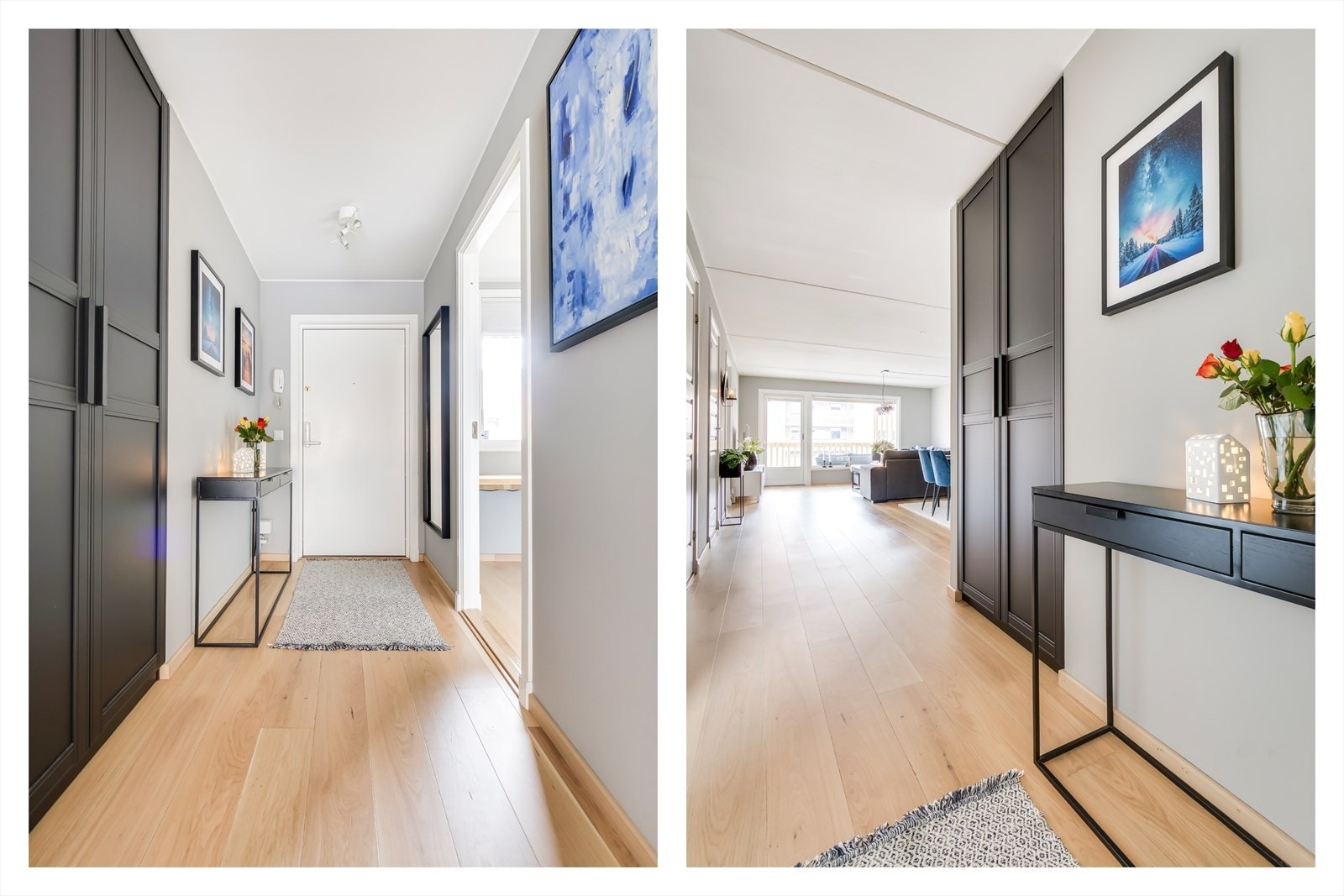 Entré/gang med integrert garderobeskap Galleribilde