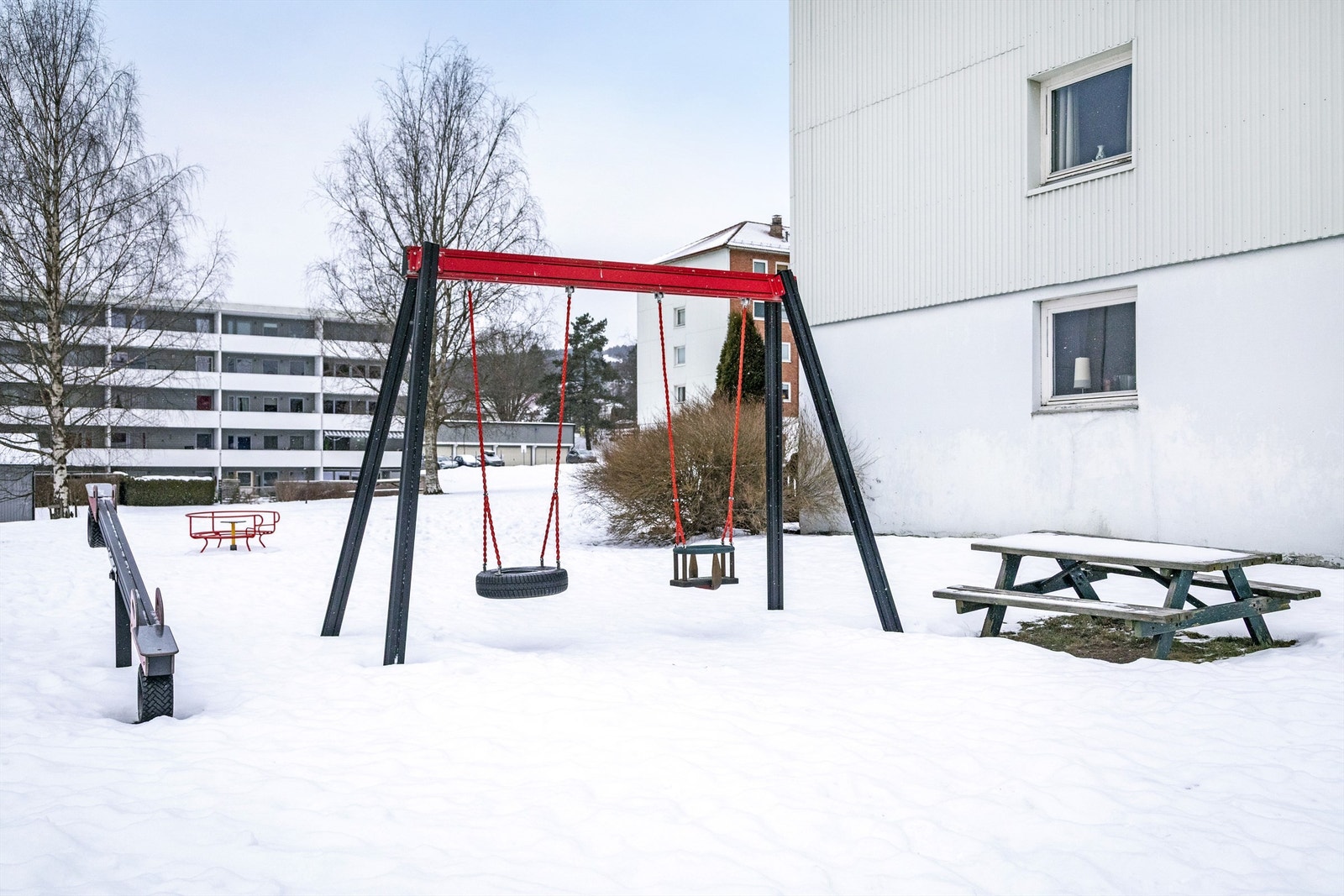 Lekeplass for barna i sameiet Galleribilde