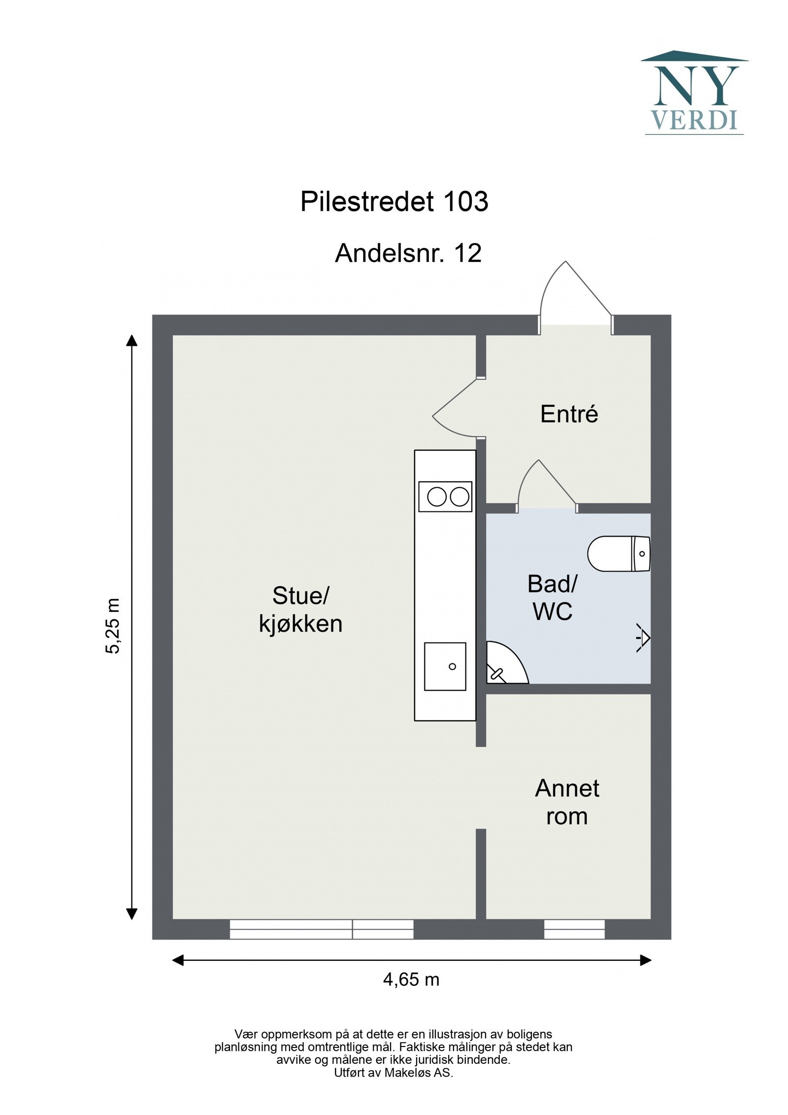 Plantegning. Galleribilde