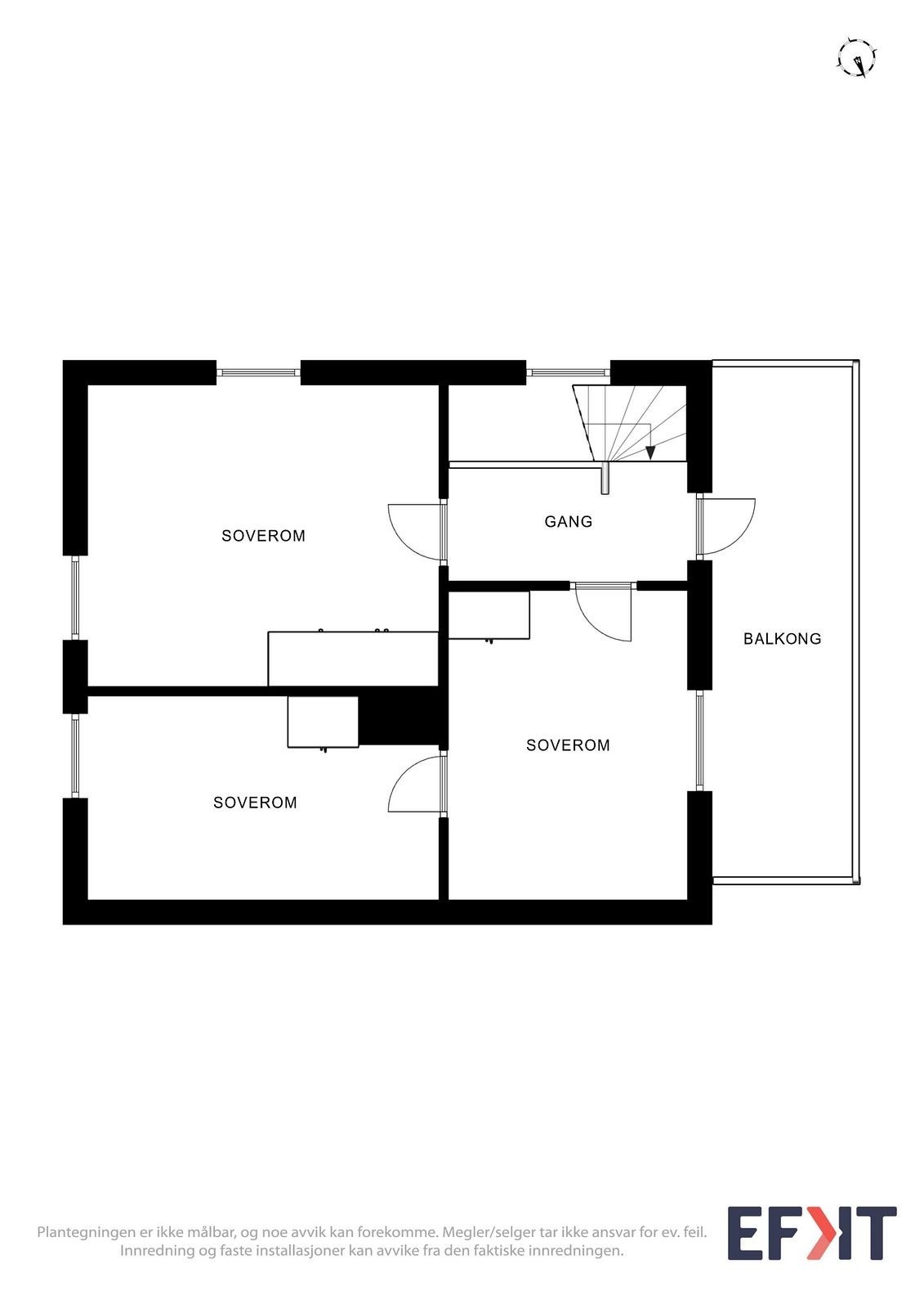 Plantegning 2. etasje. Galleribilde