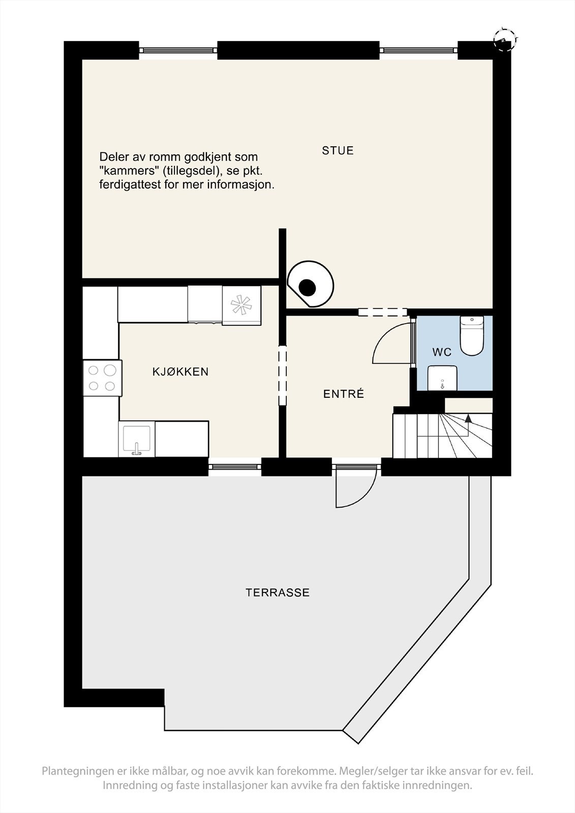 Plantegning 1.etasje. Galleribilde