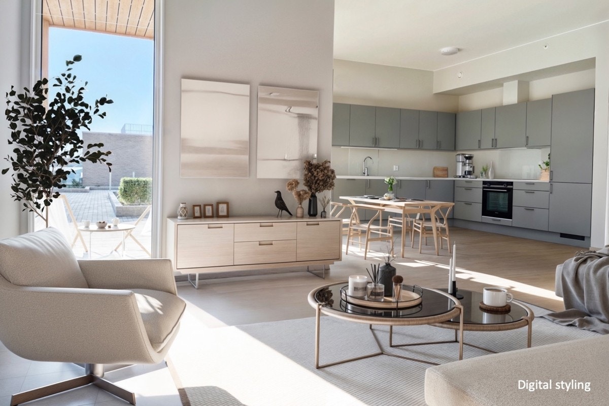 Velkommen til Bråtengata 74a! (Bildet er digitalt stylet) Galleribilde