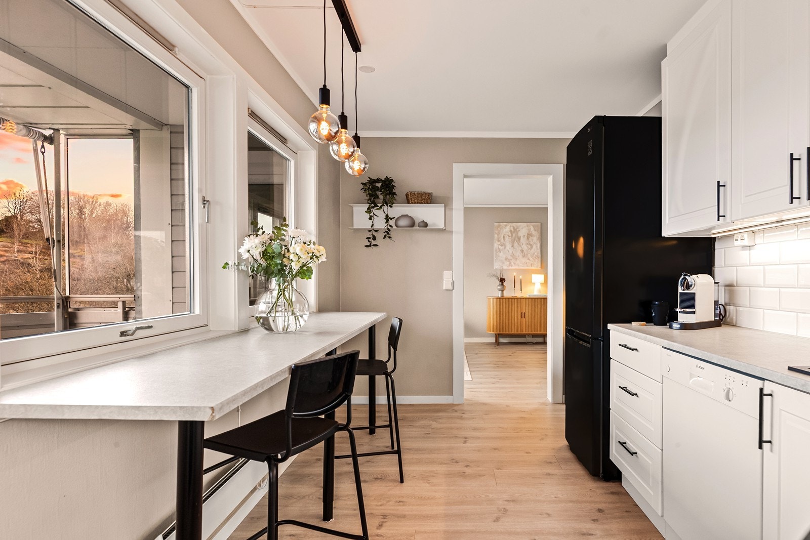 Godt utnyttet kjøkkenløsning Galleribilde