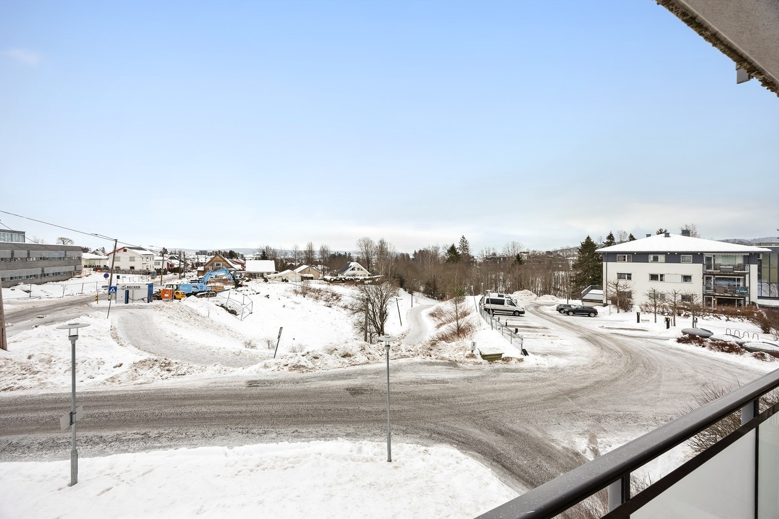 Utsikt over et etablert og rolig boligområde. Galleribilde