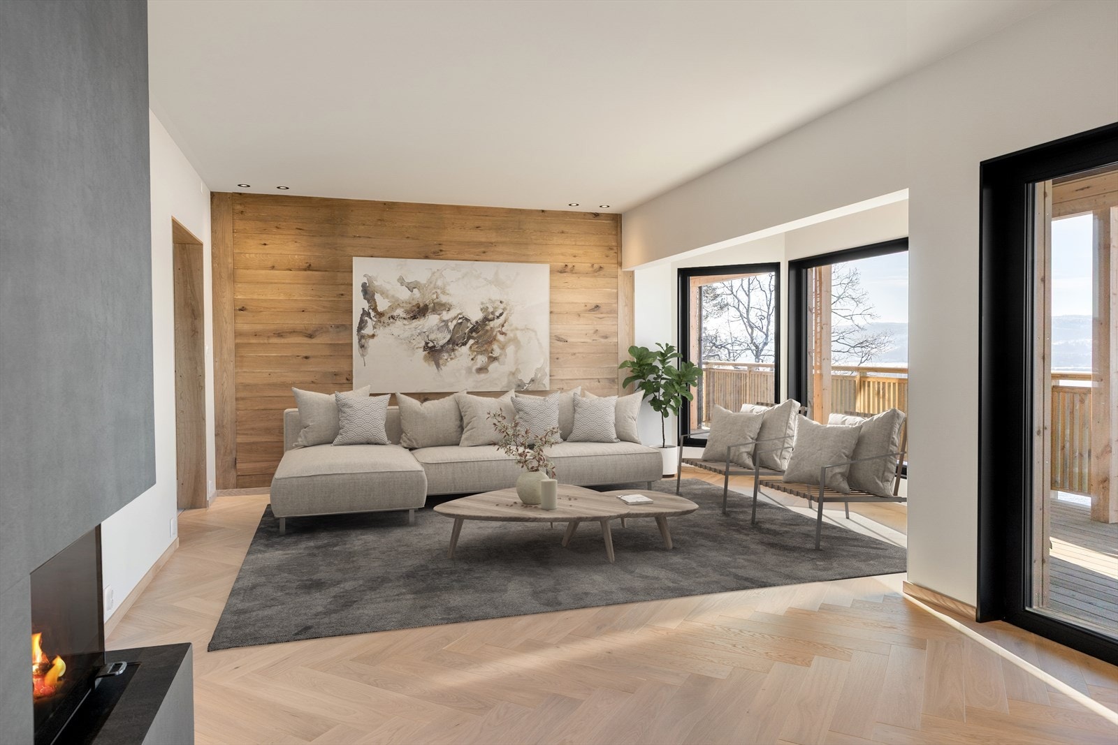 Velkommen til Vinsnesveien 15, presentert av Malin Goa i Nordvik Lillestrøm! Foto: Stian Johansen Galleribilde