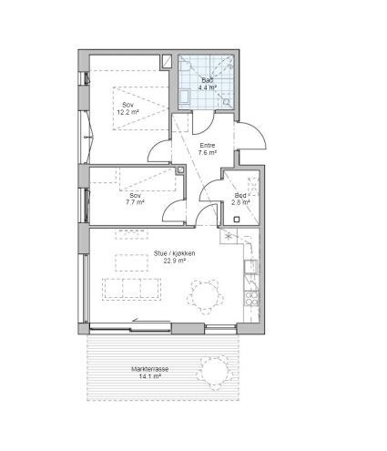 Plantegning Galleribilde