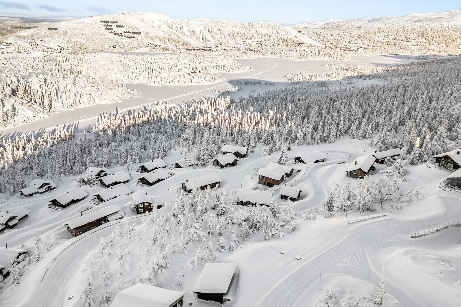 Kort gange til alpin anlegg Galleribilde