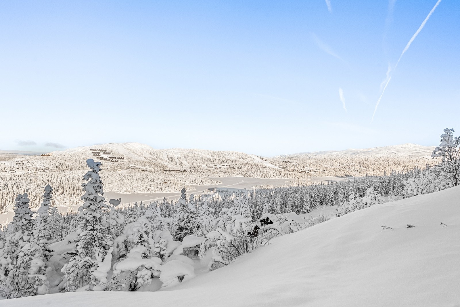 Her ligger du skjermet i terrenget Galleribilde