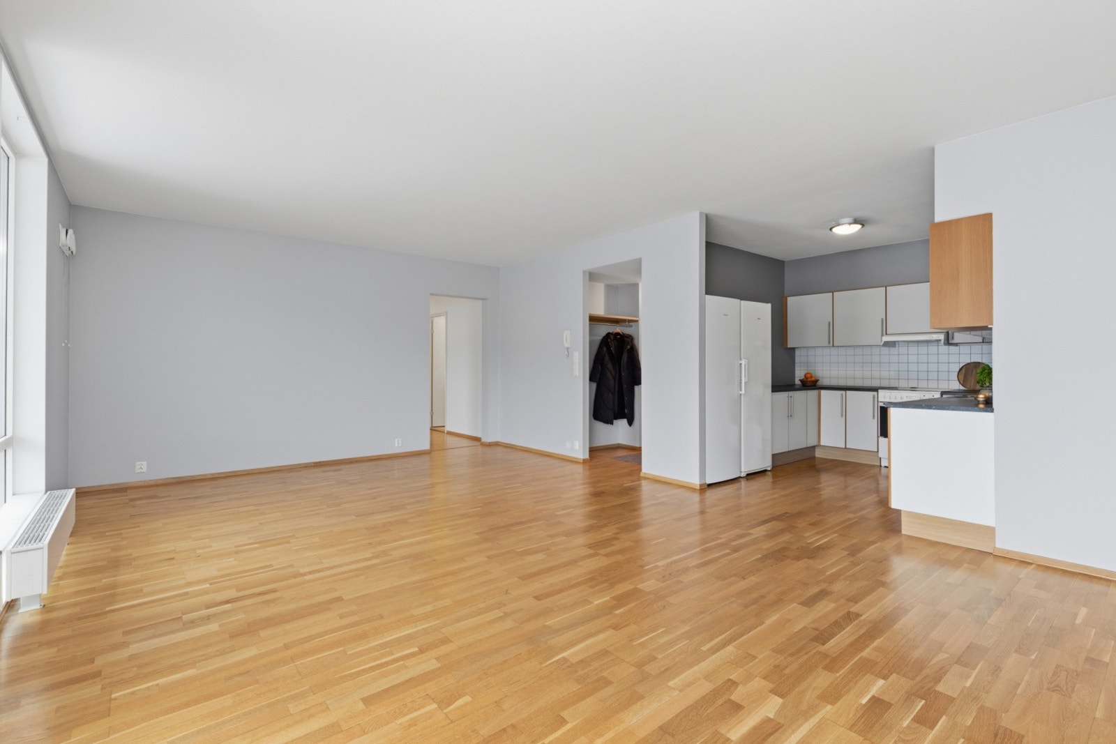 Leiligheten har en praktisk planløsning. Galleribilde