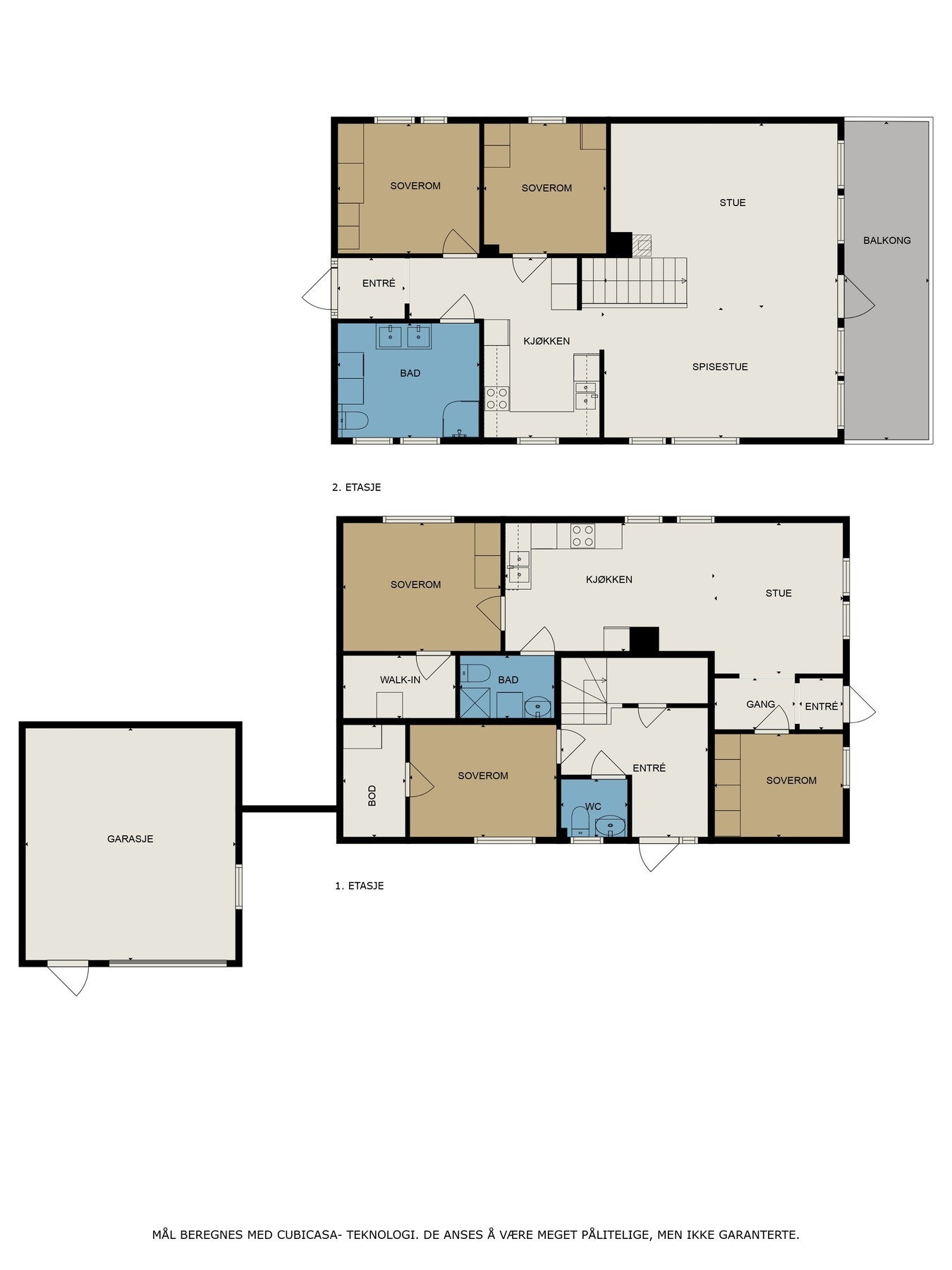 Plantegning all-in-one Galleribilde