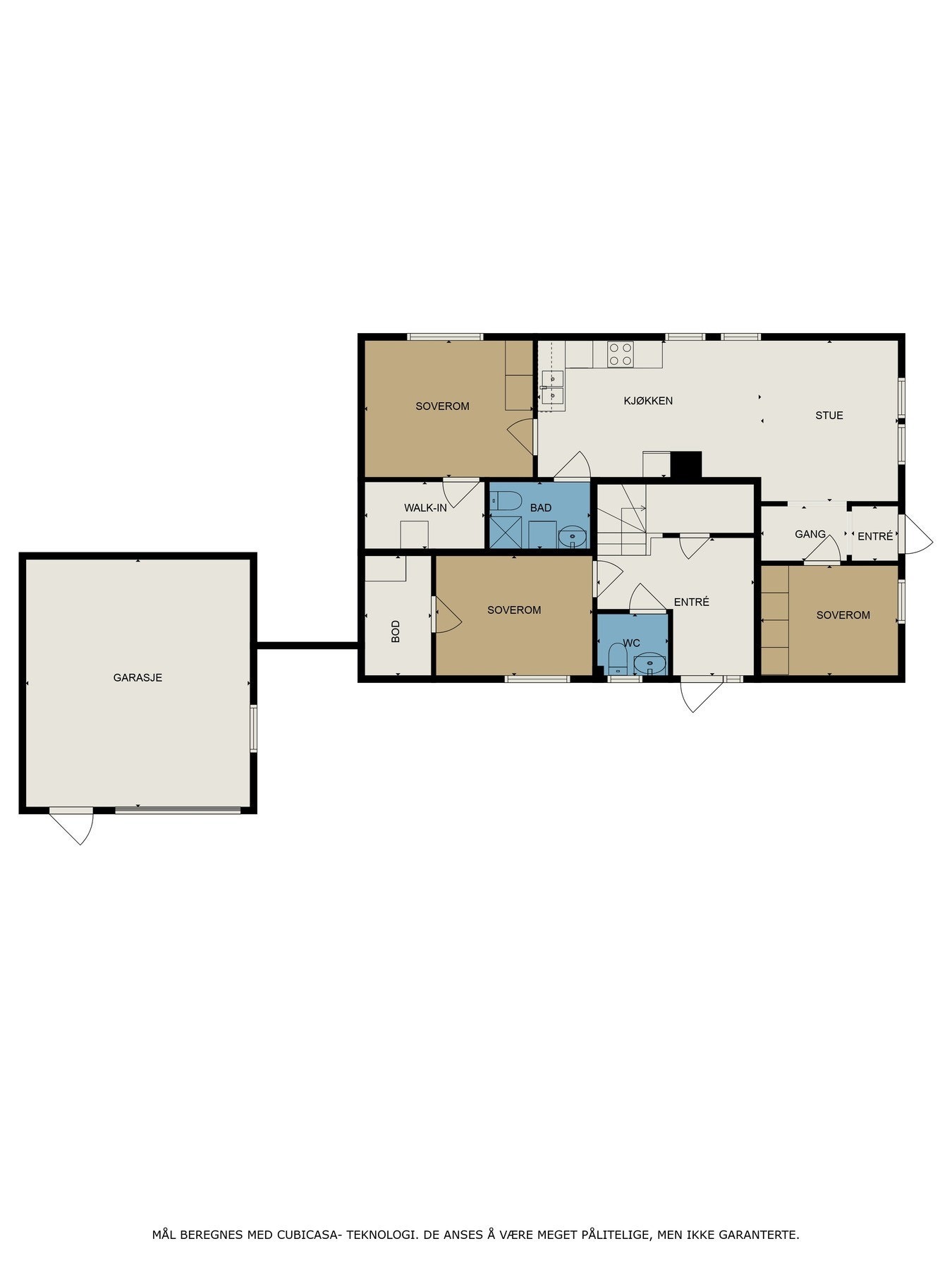 Plantegninger 1.etasje Galleribilde