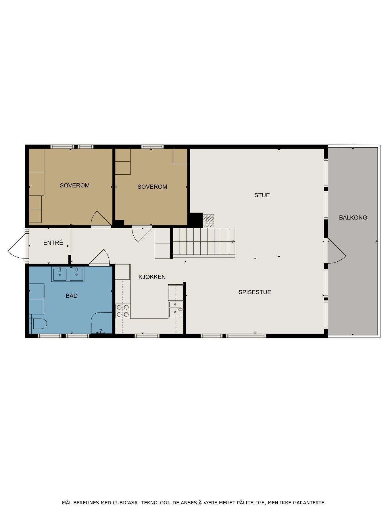 Plantegninge 2.etasje Galleribilde