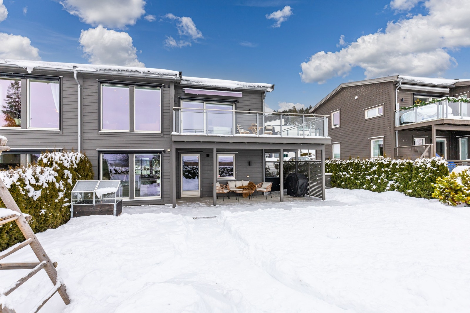 Beliggenheten gir gode solforhold. Galleribilde