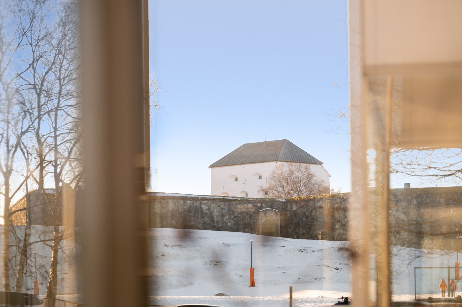 Kristiansten festning og Festningsparken ligger i umiddelbar nærhet. Galleribilde