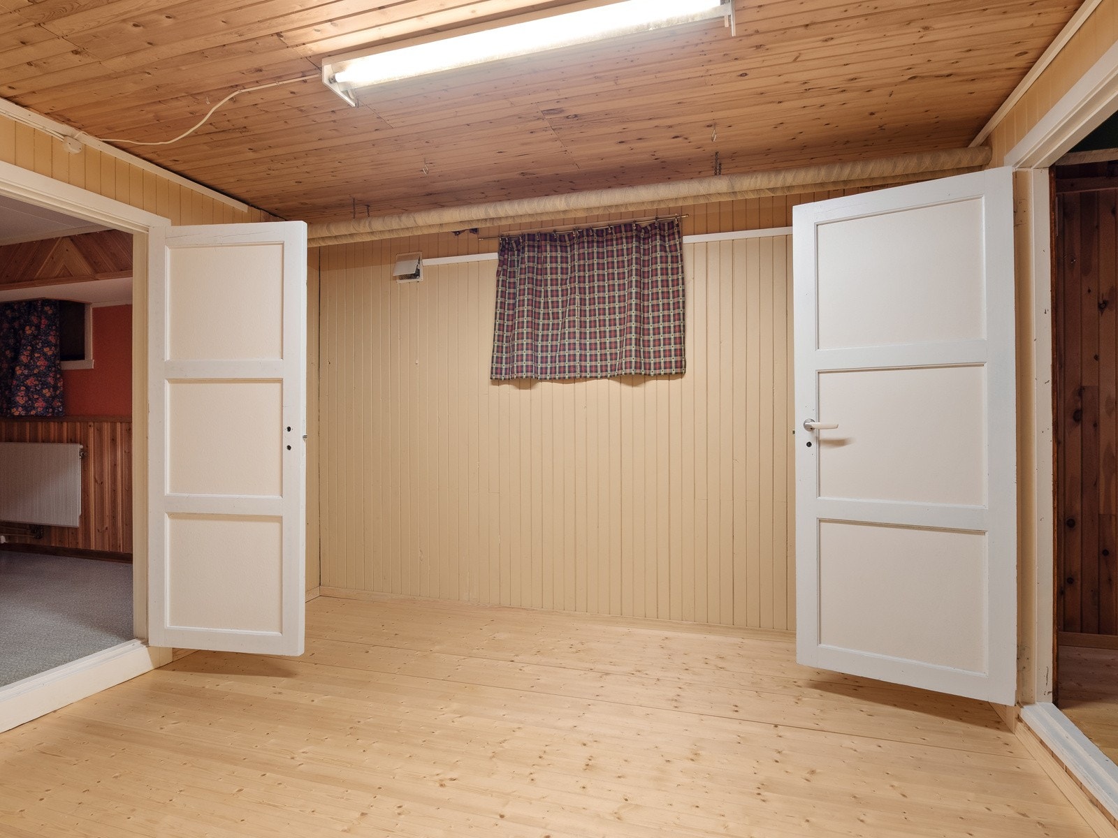 På vaskerommet er det etablert badstue Galleribilde