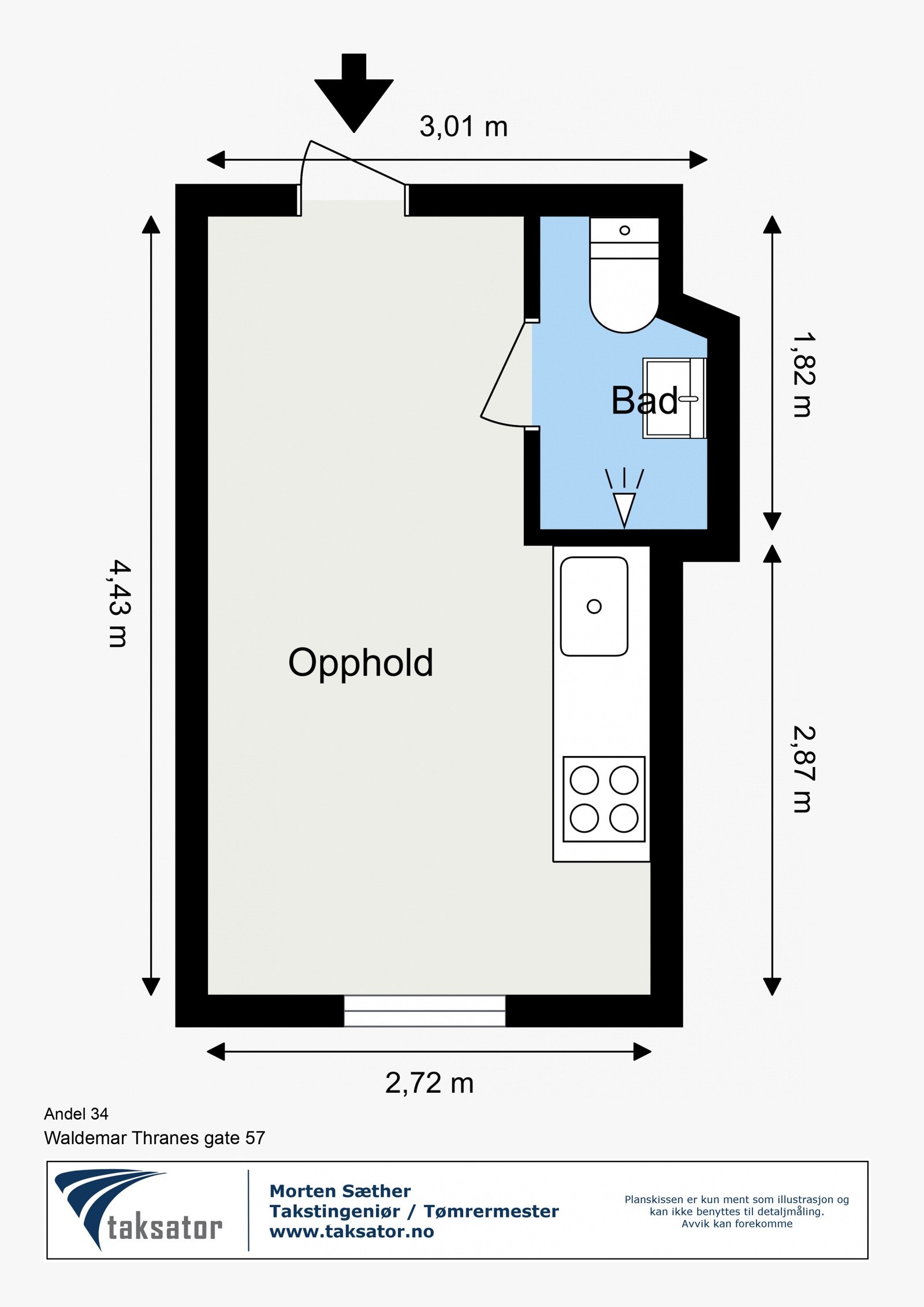 Plantegning - Leilighet 314 Galleribilde