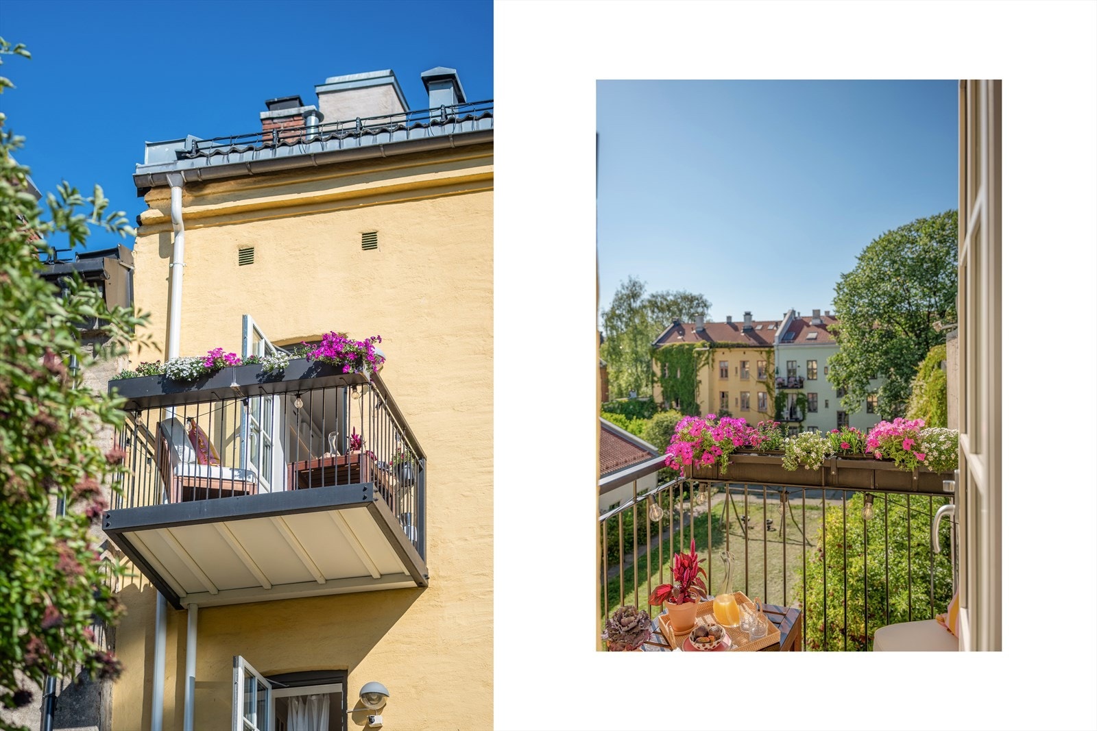 Her kan du skape din helt egne grønne oase midt i byen, og nyte solstrålene nesten hele dagen! Galleribilde