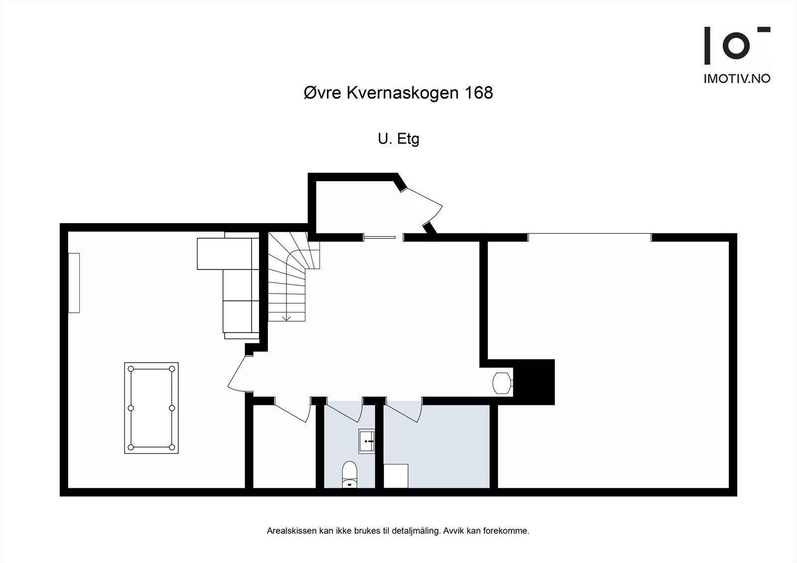 Plantegning underetasje. Galleribilde