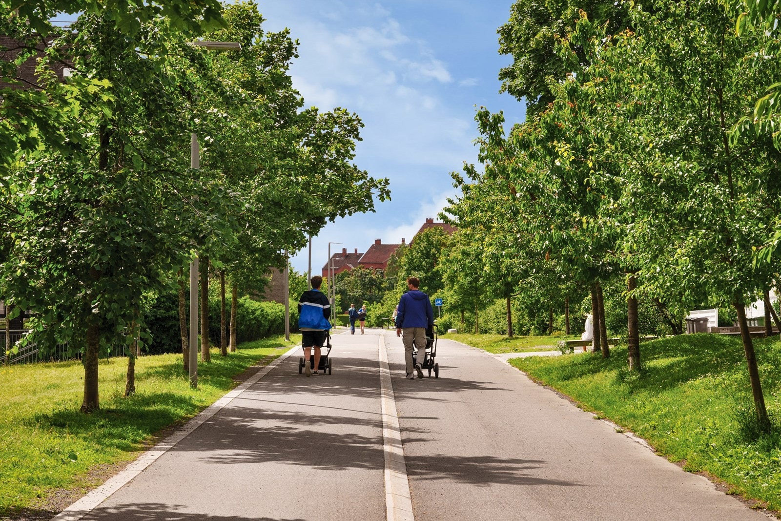 Nærområdet har flotte tur- og sykkelstier i begge retninger. Galleribilde