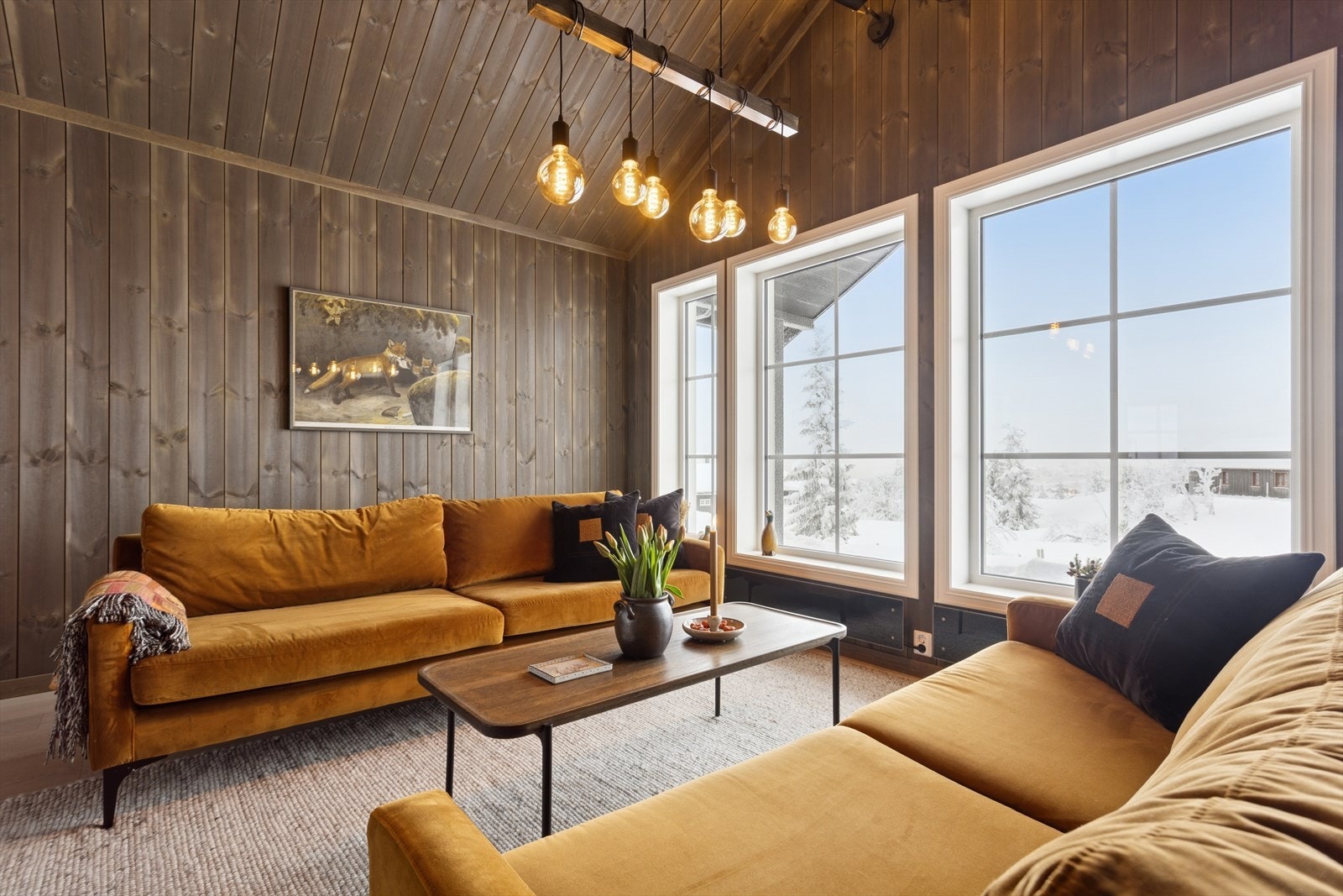 Her har man god plass til å samle familie og venner. Galleribilde