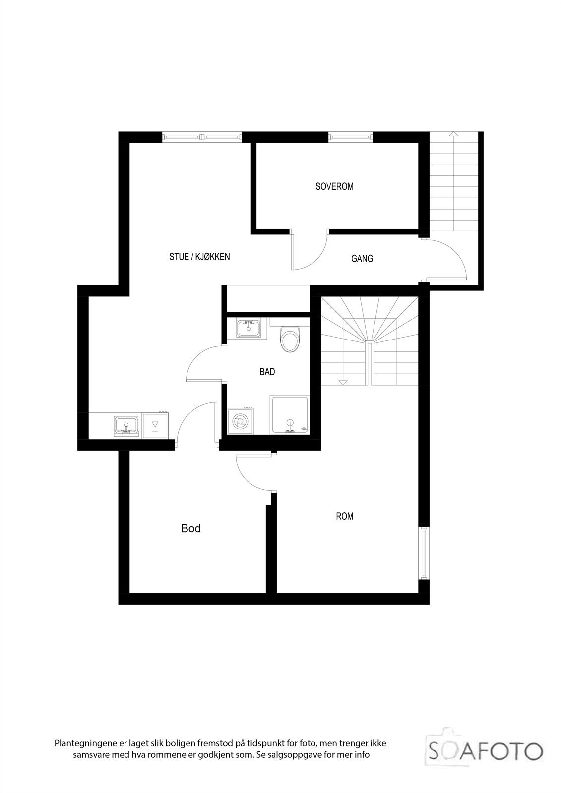 Plantegning Kjeller Galleribilde