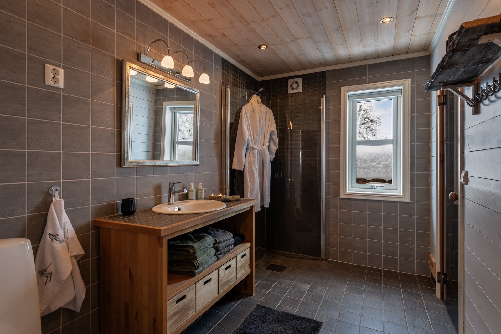 Luksuriøst bad med spa-feeling Galleribilde