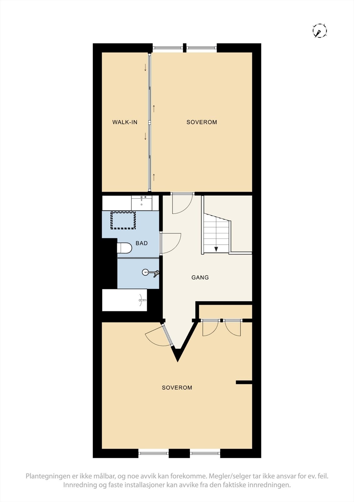 Plantegning 2.etg Galleribilde